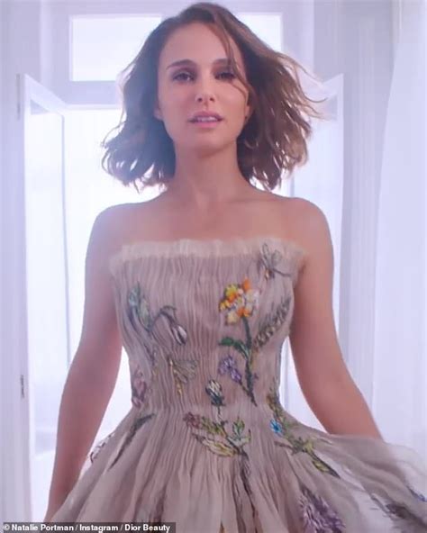 natalie portman dress in dior commercial|who does Dior perfume commercial.